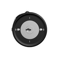 UP-Drehschalter STANDARDdue 0/4L schwarz mit Sicherheitsschloss