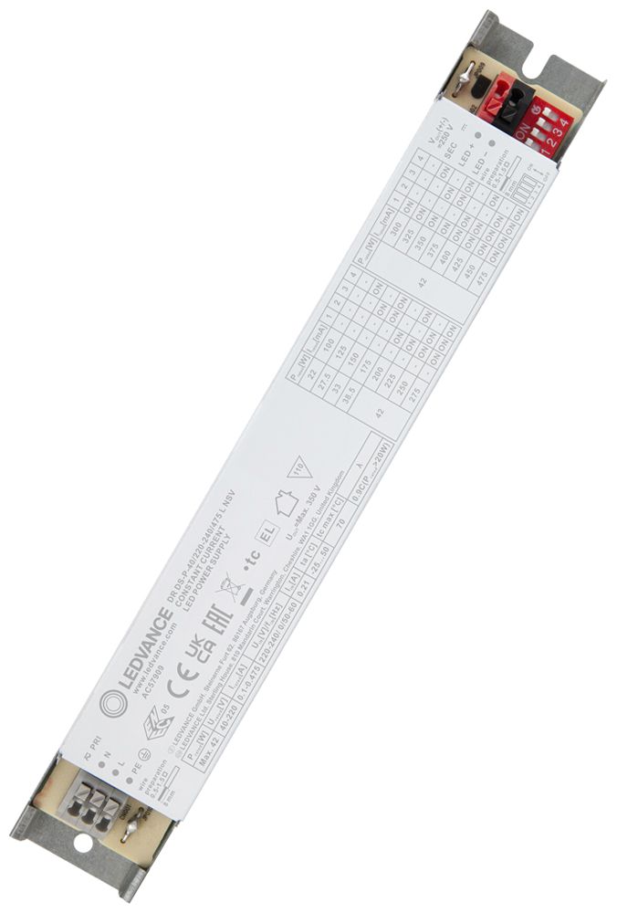 Alimentation LED LEDVANCE DR DS-P 22…42W 40…220V 100…475mA ON/OFF