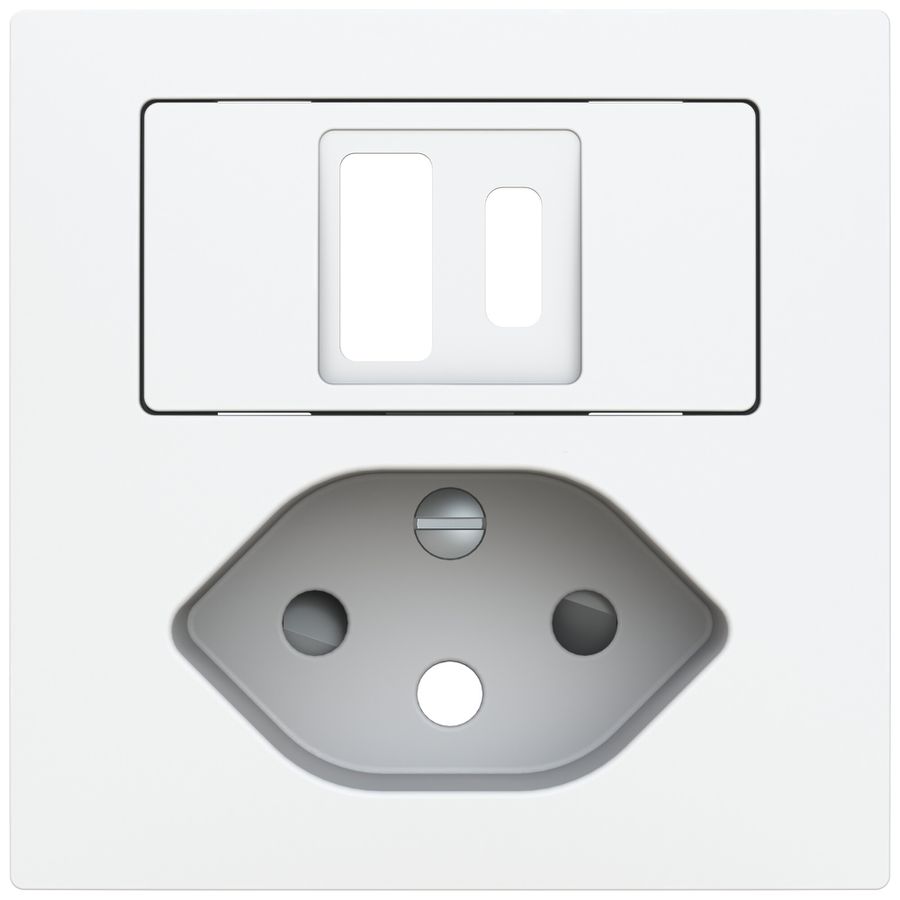 Kit frontale INC ABB Sidus USB-A+C + T13 60×60mm bi IP20