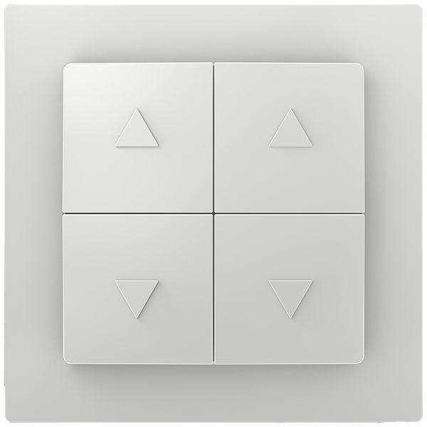 Montageset Sidus zu Storenschalter/-taster 2-Kanal, ZE, weiss