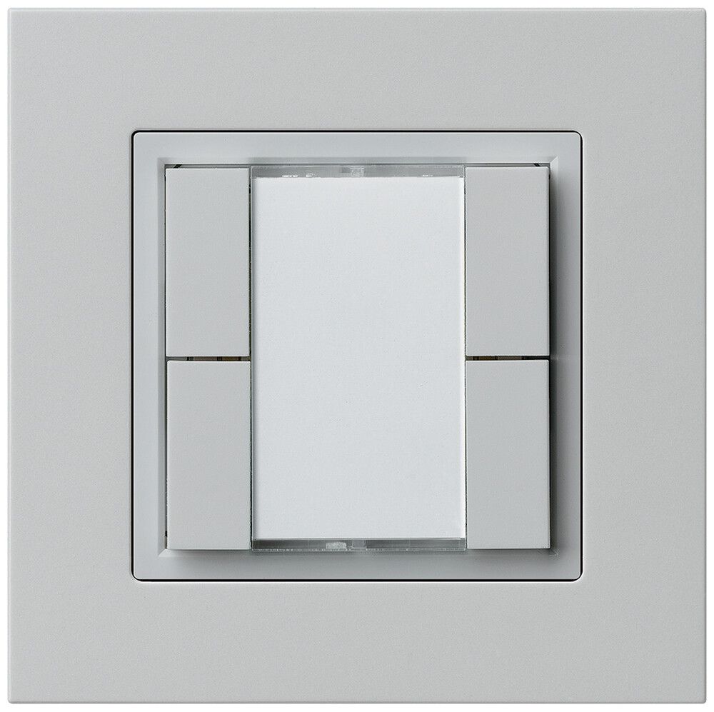 UP-Multifunktionstaster kallysto.pro KNX RF 4-fach hellgrau