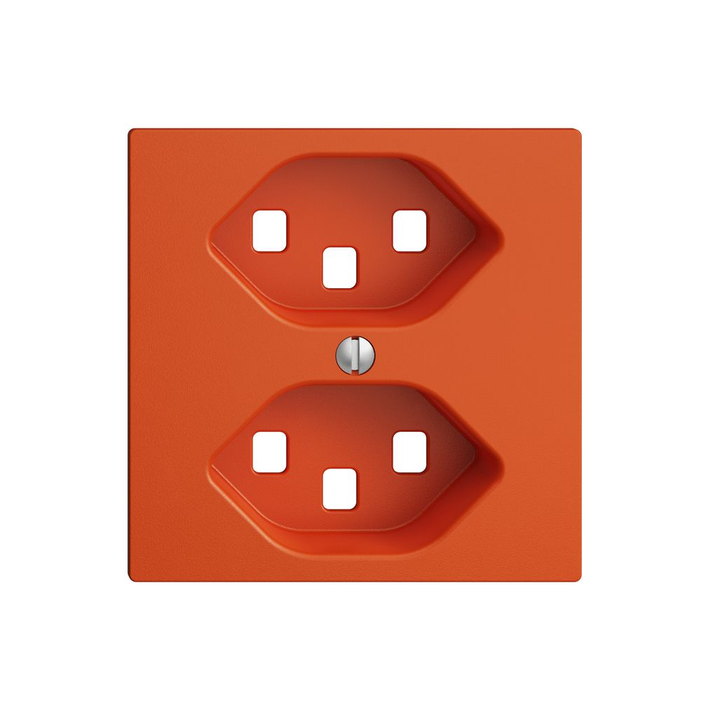 Frontset EDIZIOdue orange 60×60mm 2×T23