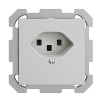UP-Steckdose EDIZIOdue T23 16A hellgrau, Schraubklemmen