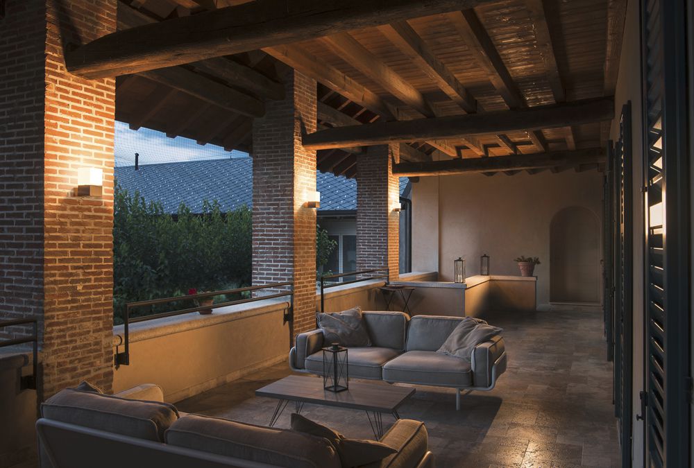 Wandleuchte SQUARE WALL E27 20W IP44 alu gebürstet