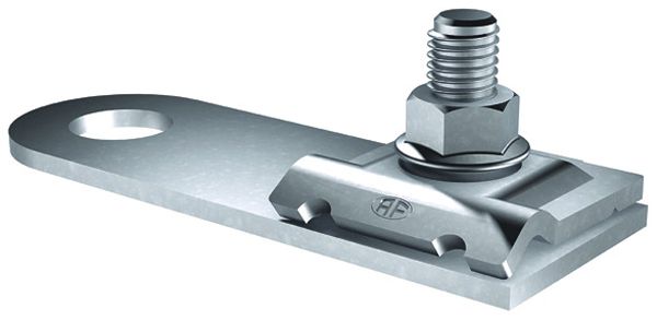 Anschlusslasche Flury AV 25 inoxA2 Ø6…10mm, 180°