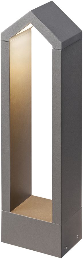 LED-Pollerleuchte SLV RASCALI 45 POLE 8W, 3000K, 360lm, IP65, anthrazit, 450mm