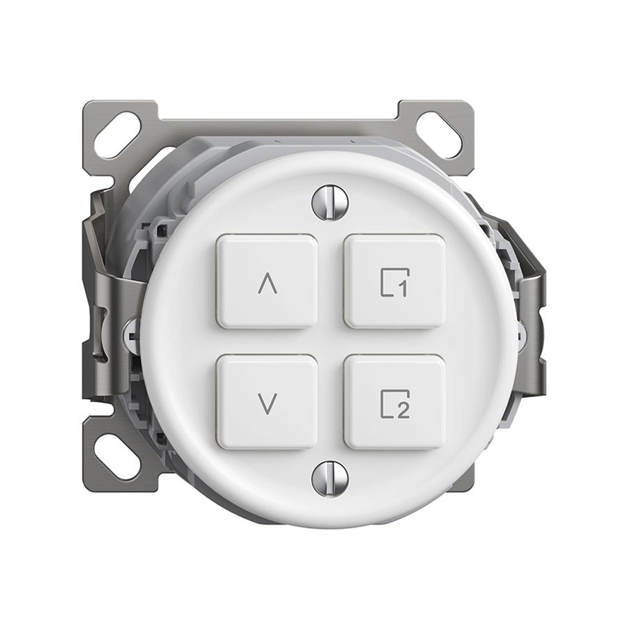 AP-Storenschalter 1K/4T Szene WLAN Sdue Wiser weiss