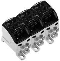 Blocco di distribuzione WM WPD 304 1P 164A 3×ingr 15×usc 1.5…16mm² 1.5…25mm²