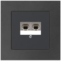 UP-Dose kallysto.pro 2×RJ45s parallel schwarz