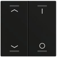 Wippe MDT TAL-60W2C16.02 1T/4B f.Sensortasten schwarz matt "Jalousie"-"I/O"