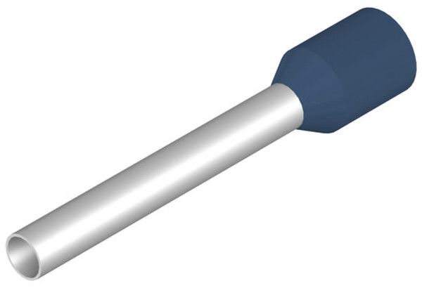 Estremità di cavo Weidmüller H isolata 2.5mm² 18mm blu DIN sciolto