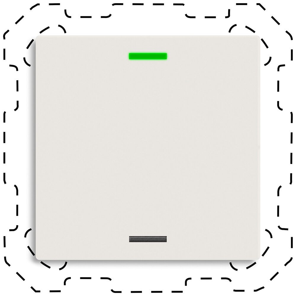 EB-Taster KNX RGBW MDT BE-TAL60T111.01 1T/2B Temp.weiss matt "neutral"
