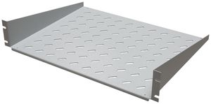 Geräteboden 19" fest, universal, 2HE, 350mm, 25 kg