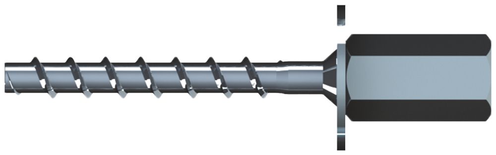 Vite a testa esagonale per calcestruzzo TILCA TSM KM 6×35mm, SW13 IM8/10 zincato