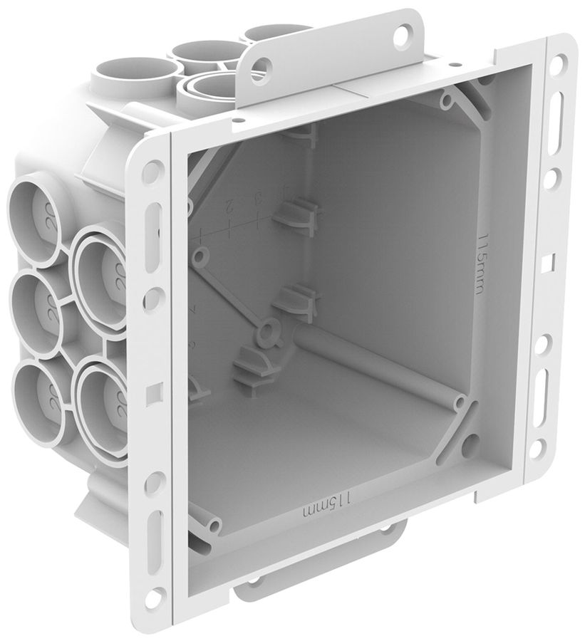 UP-Abzweigdose Spotbox Conexa 75H 115×115×75mm weiss