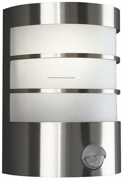 Applique Philips Calgary IR E27 SEN 1×60W IP44 VAR acier fin