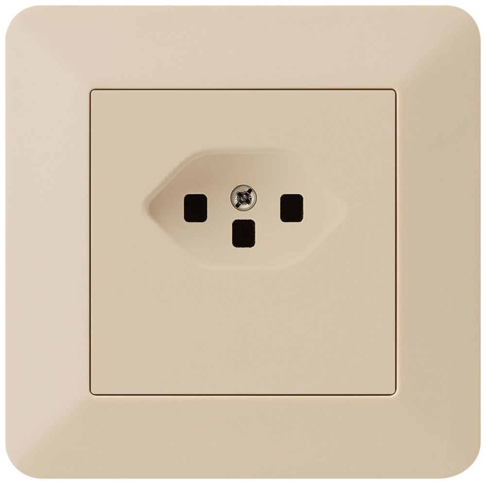 UP-Steckdose kallysto.trend T23 beige Schraubklemme