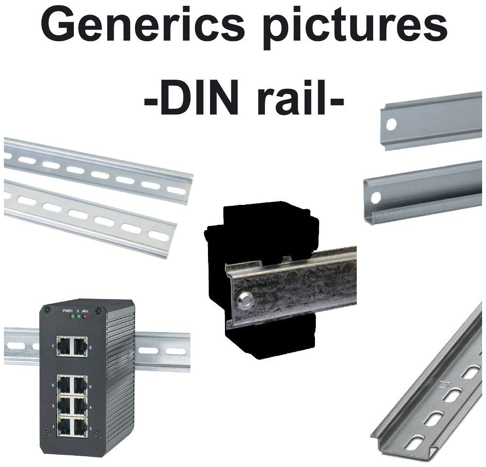 Platine pour profilé DIN jusqu'à 0.75KW Altivar11