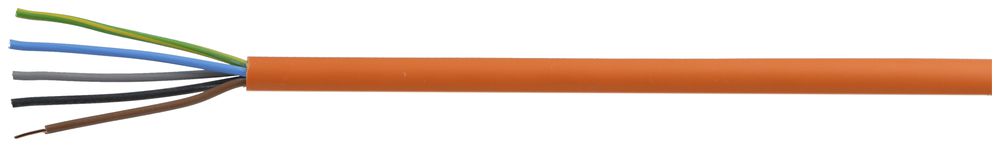 Sicherheitskabel FE180/E90 5×1.5mm² 3LNPE orange