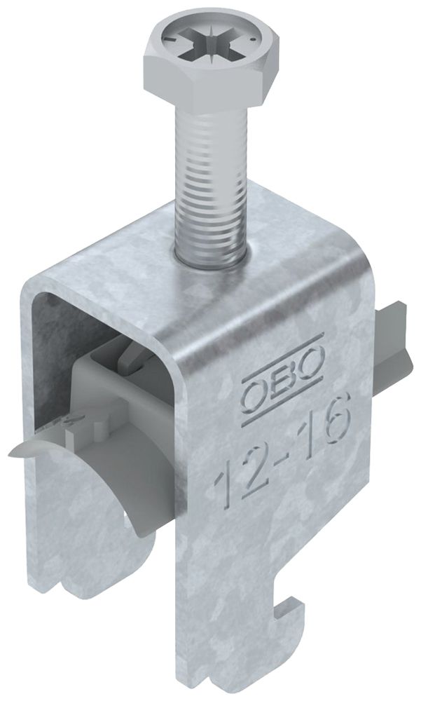 Fixation rapide BET 2056 pied à N mat.synthétique 12…16mm 1×câble acier Zn-ch-im