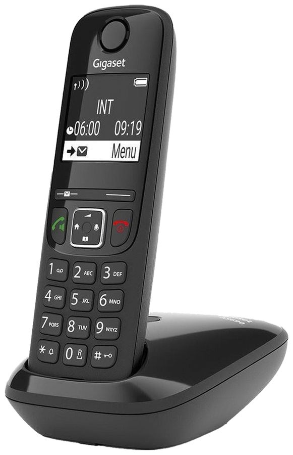 Telefon schnurlos Gigaset AS690 14h Freisprechen CLIP schwarz