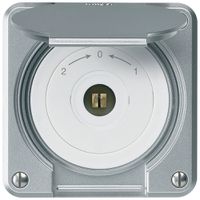 UP-Steckschlüsselschwenktaster robusto IP55 aluminium Deckel Wechsler Vierkant