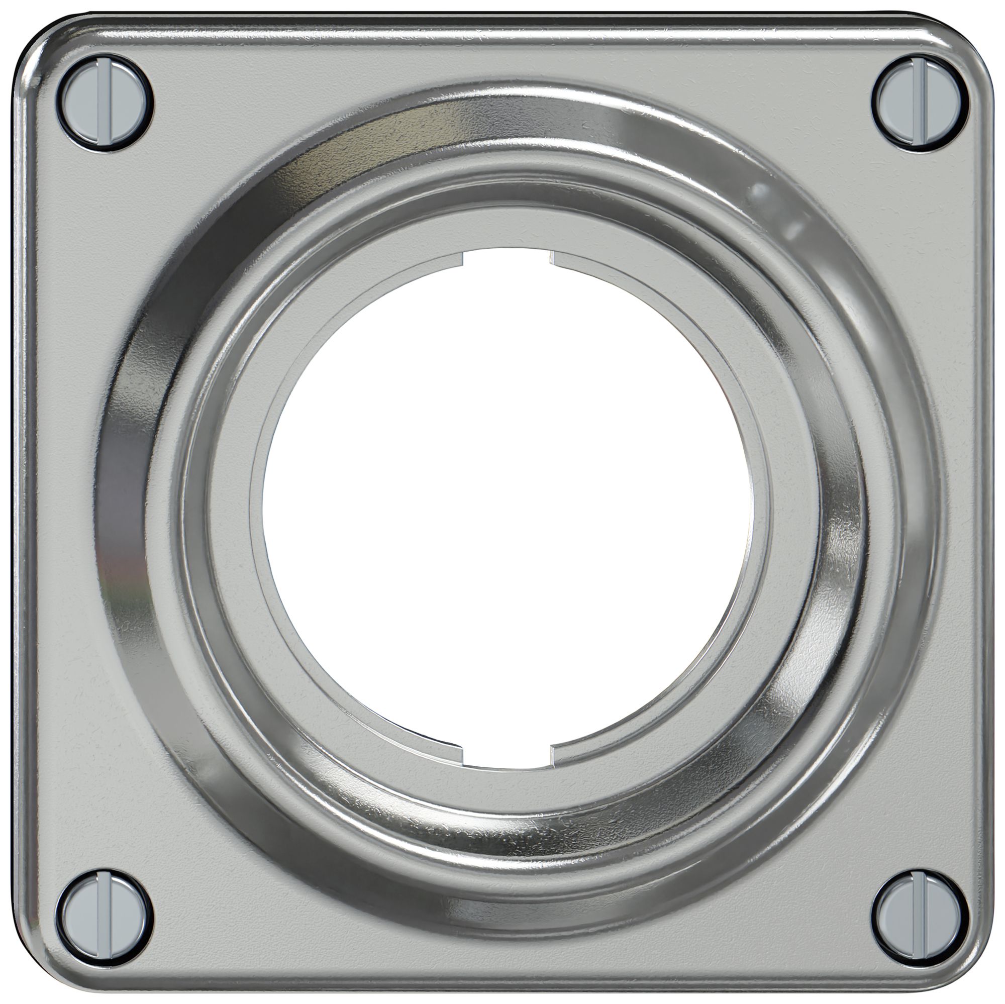 Partie supérieure ELEMENT SNAPFIX® sans clapet pour prise PEHA SCHUKO alu