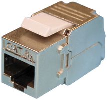 Anschlussmodul ROLINE RJ45/s Kat.6A Keystone silber