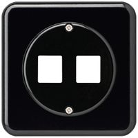 UP-Montageset HMS basico C für 2 Module schwarz