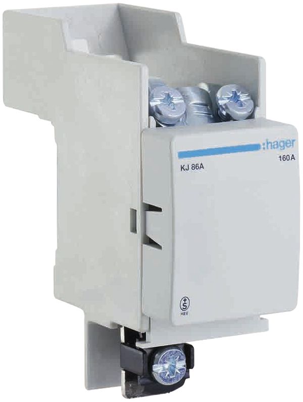 Einspeiseelement Hager DIN00 160A L1-L3 44/51mm L oben