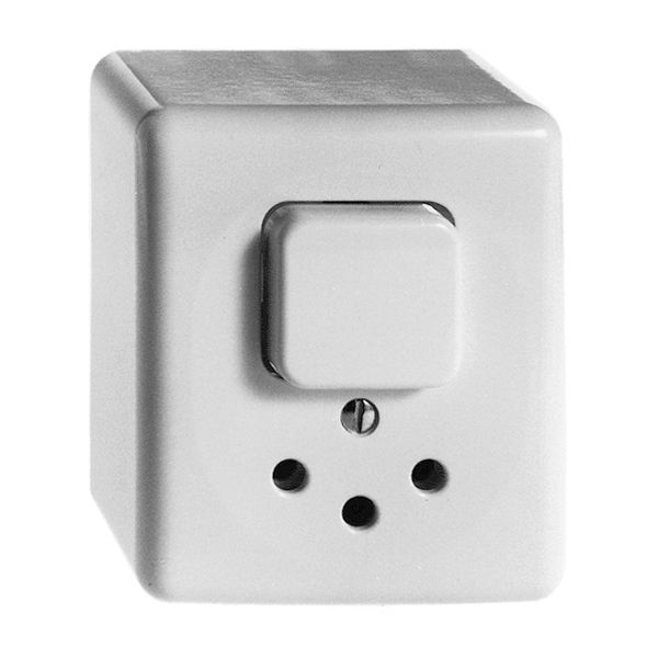 AP-Frontset FH T12 weiss Kappe+Druckknopf