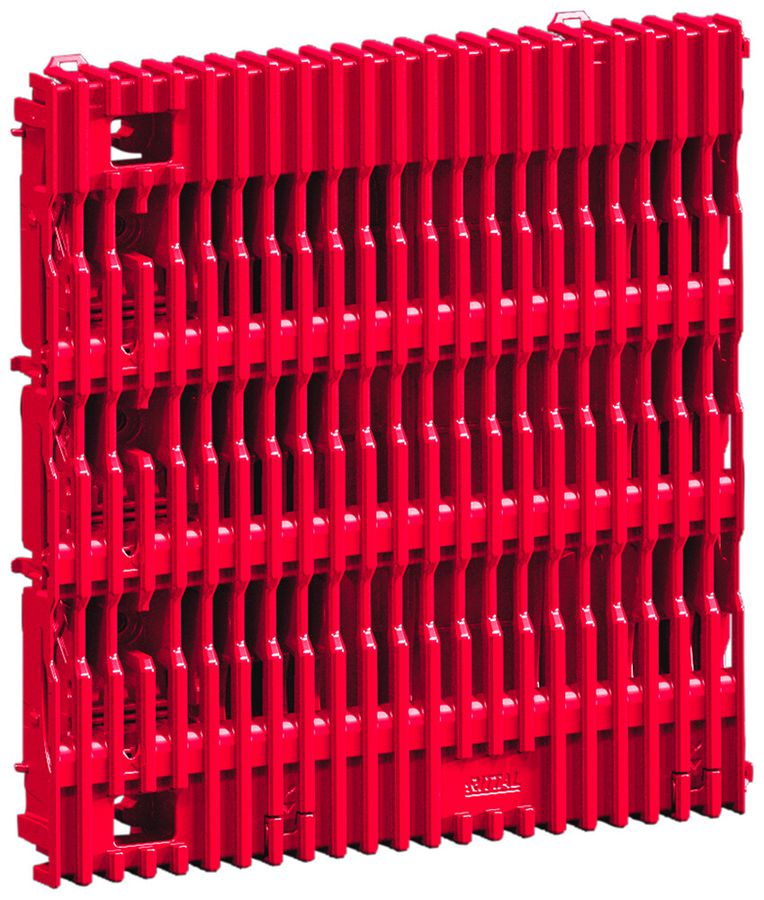 Supporto per sbarra conduttrice RiLineX RX 9360.120 3P 246×200×49mm 6pz