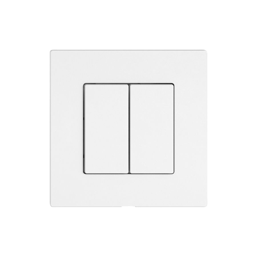 Bedienaufsatz zu Druckschalter EDIZIO.liv Wiser SNAPFIX® 2K 2T ws