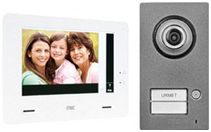 Kit de station de porte vidéo Urmet Mini Note pour maison 1-famille