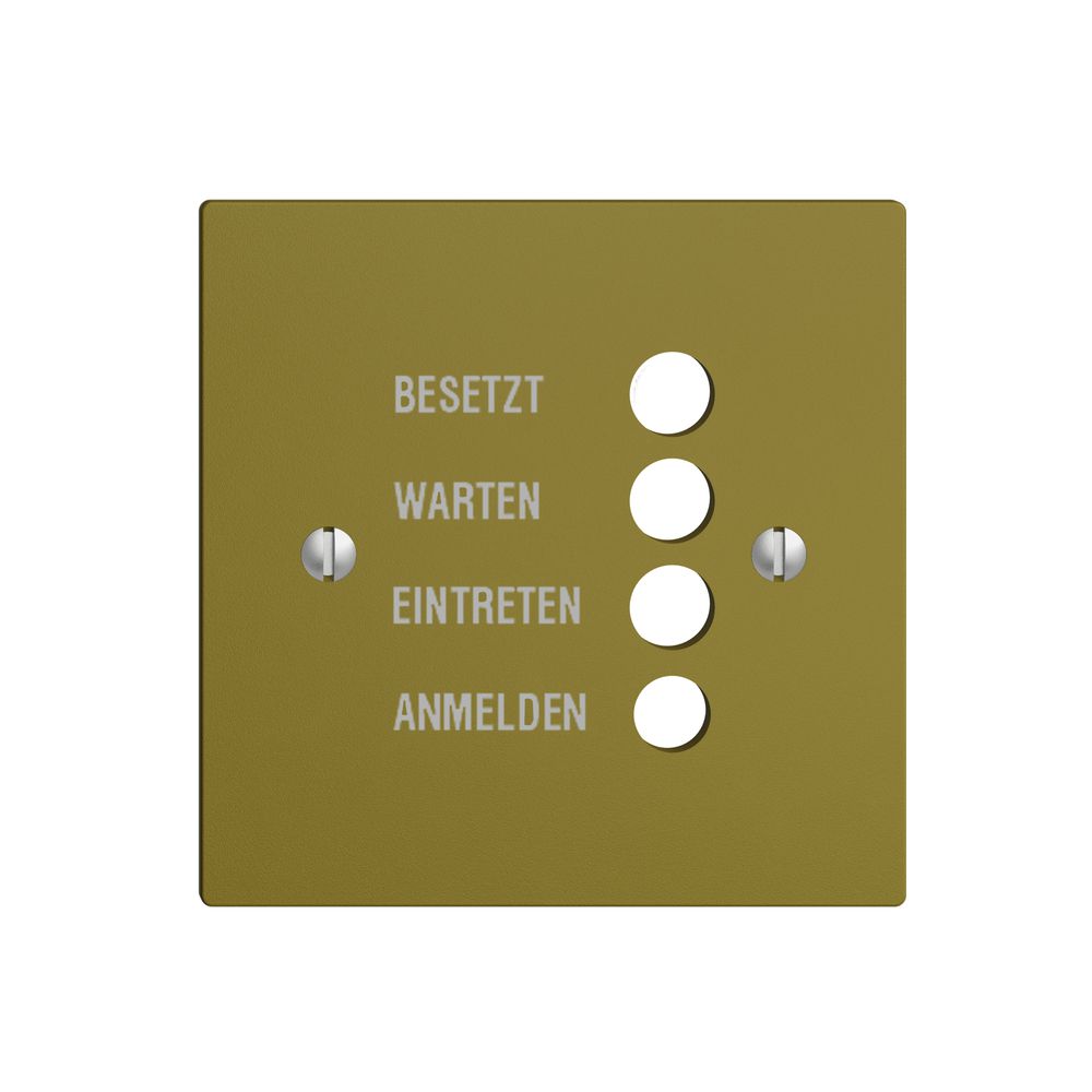 Frontplatte EDIZIOdue olive deutsch