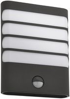 LED-Wandleuchte Raccoon PIR 4W 270lm IP44 anthrazit