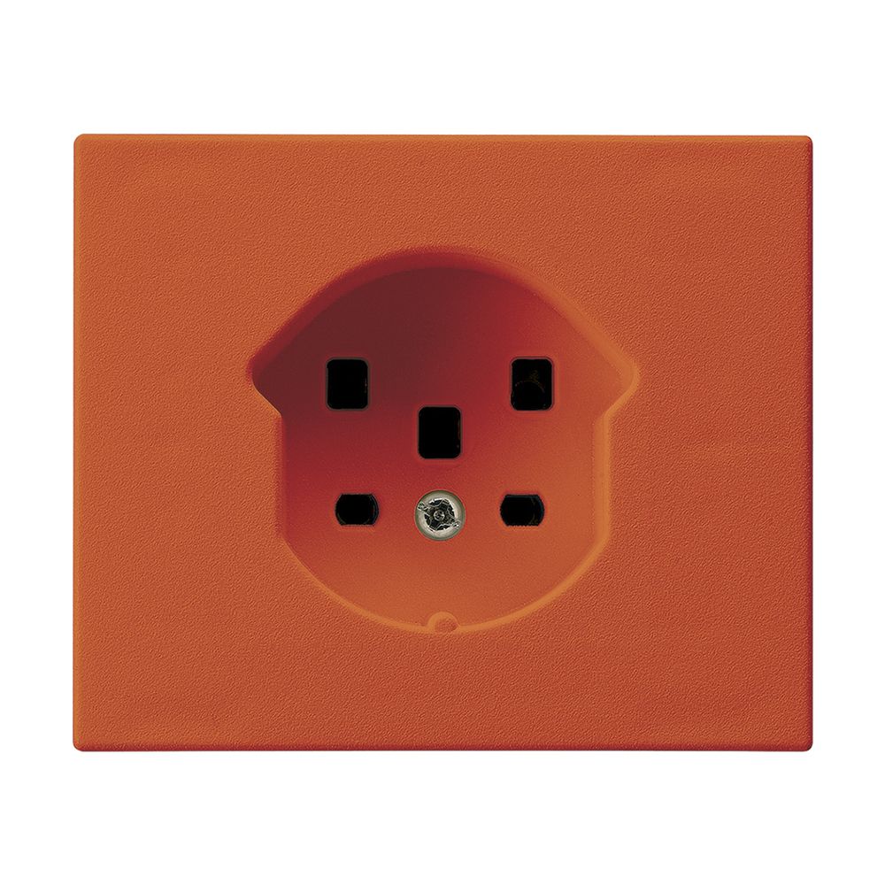 FLF-Steckdose HA Typ 25 mit Steckklemmen mit Rastfeder orange