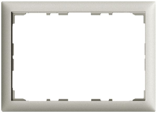 Cadre de recouvrement EDIZIOdue colore pour KNX-Panel 7" gris clair