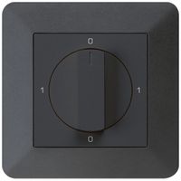 UP-Drehschalter kallysto.trend 0/3L schwarz mit Drehgriff