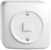 AP-Druckschalter STANDARDdue Wiser SNAPFIX® 1 Taste ws