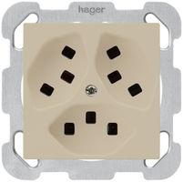Presa INC Hager kallysto 3×T23 B beige