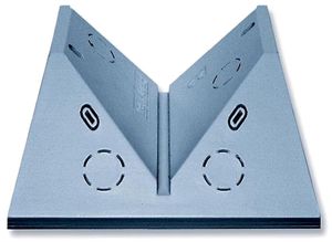 Decken-/Eckadapter für Busch-Wächter MasterLINE silber