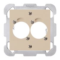 UP-Montageset für 2 XLR beige kallysto