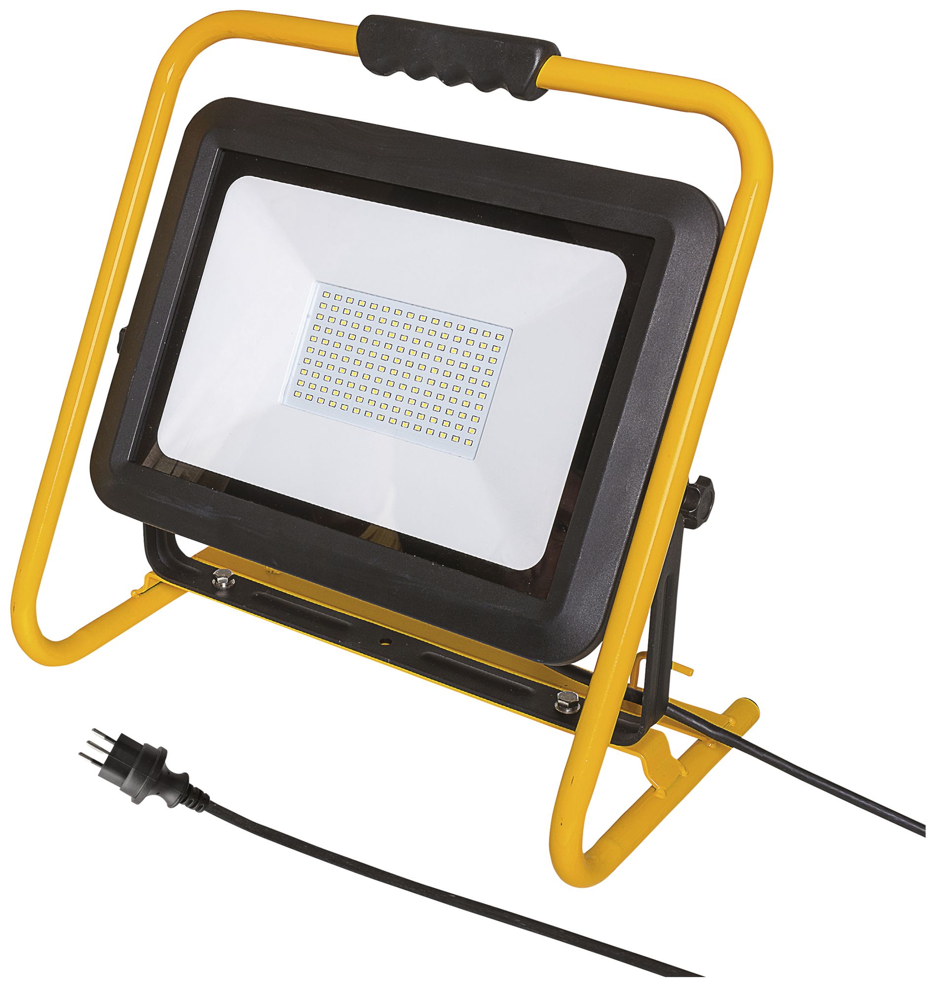 LED-Strahler WORKLIGHT K2 50W gelb Traggriff schwarz, mit Kabel 5m 4200lm IP65