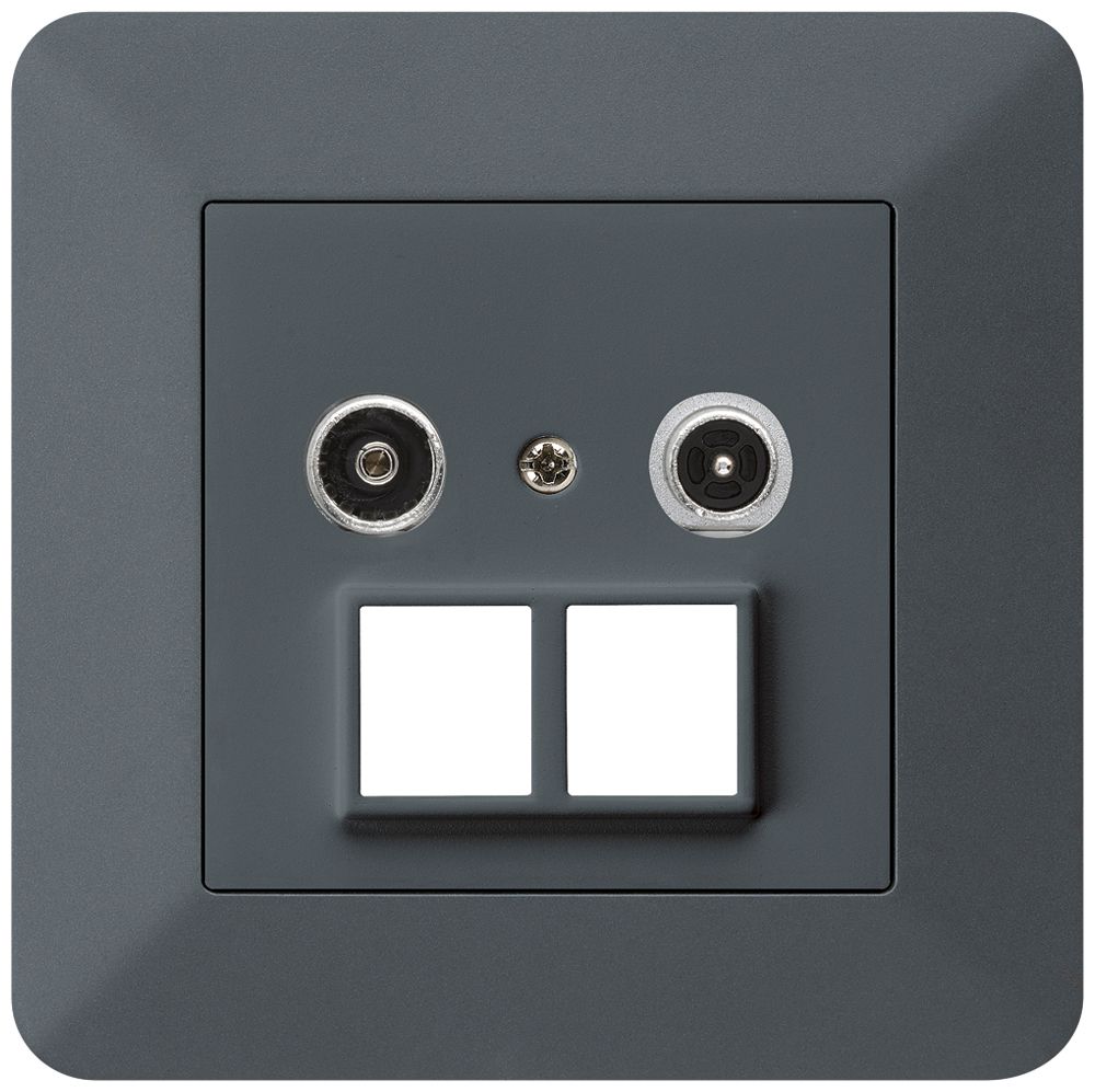 UP-Multimediadose kallysto.trend R/TV 4dB 2GHz anthrazit