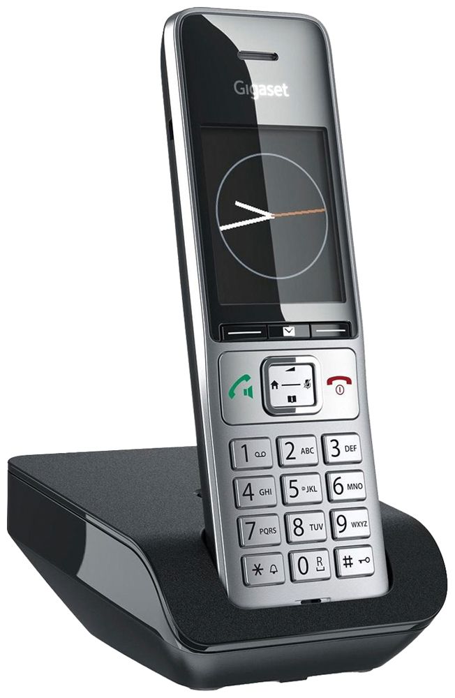 Telefon schnurlos Gigaset Comfort 500 17h Freisprechen CLIP silber