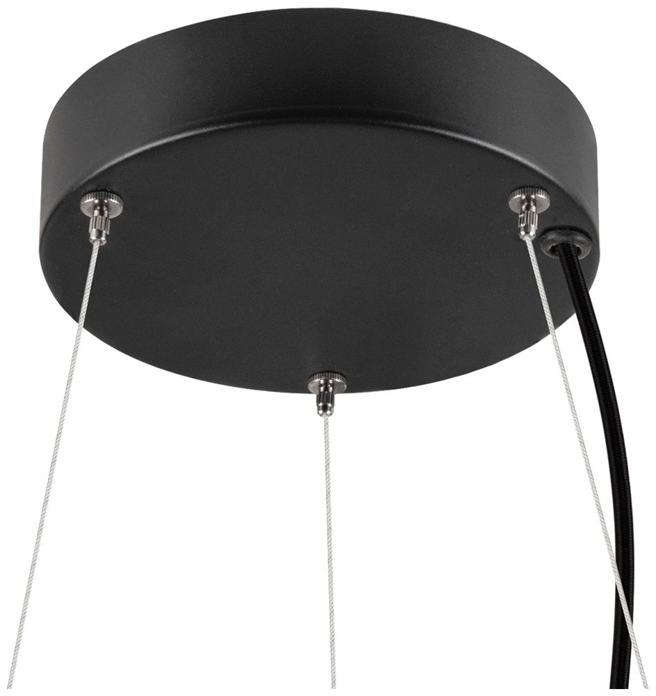 LED-Pendelleuchte SLV MEDO RING 60 26W 3750lm 930/940 DALI Ø600mm schwarz