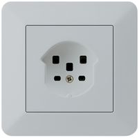 UP-Steckdose kallysto.trend T25 hellgrau Schraubklemme