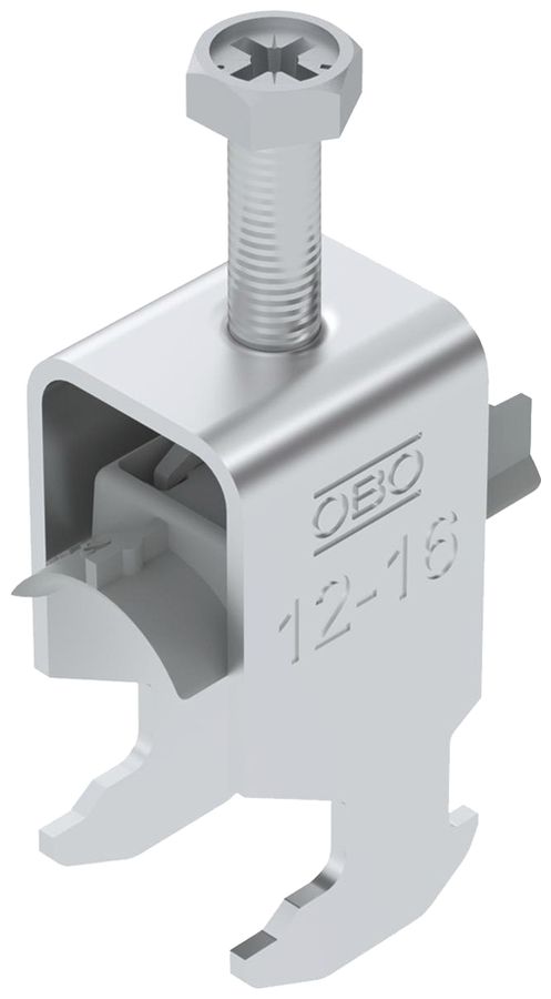 Fixation rapide BET 2056 pied à H matière synthétique 12…16mm 1×câble aluminium