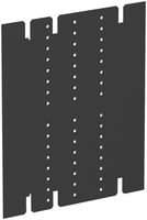 Trennwand Bettermann mit Druckluftanschluss, PVC, schwarz